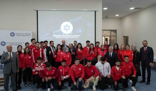 Erzurum Teknik Üniversitesi, ÜNİLİG Türkiye şampiyonluğunu kutladı