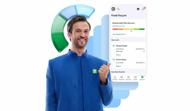 Garanti BBVA, ‘Kredi Koçum’ hizmetini mobil uygulamada hayata geçirdi