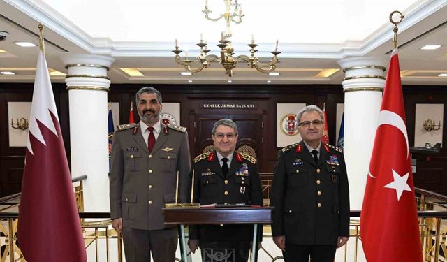 Genelkurmay Başkanı Bayraktaroğlu, Katar Kara Kuvvetleri Komutanı Al-Attiyah’ı kabul etti
