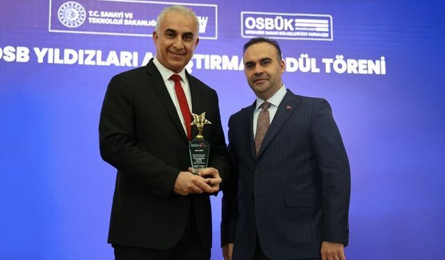 GOSB Teknopark firmalarından Logo Yazılım, OSB Yıldızları Araştırması’ndan Ar-Ge ödülü aldı