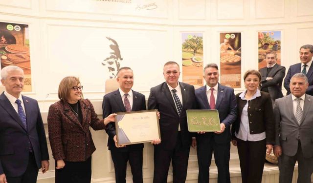 GTB’ye coğrafi işaret başarıları için teşekkür plaketi