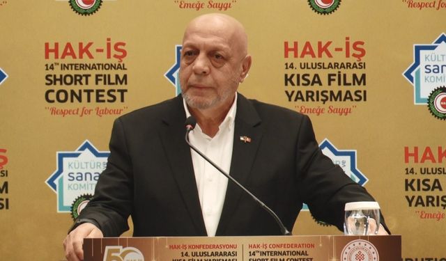 HAK-İŞ Başkanı Arslan: "Setlerde yatıp kalkmak zorunda kalan insanların temel pek çok haklarından mahrum bırakılması bizi üzüyor"