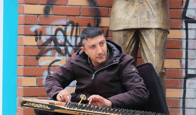 Havaların soğuması sokak sanatına engel olamadı