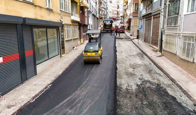 İlkadım’da sıcak asfalt çalışmaları