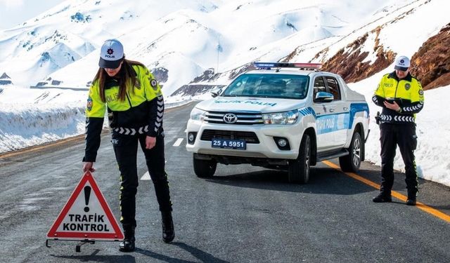 İşte Erzurum’un 11 aylık trafik karnesi