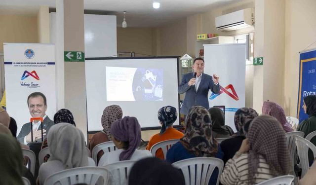 Kadınlara yönelik EVKA eğitimleri Mersin’de yoğun ilgi gördü