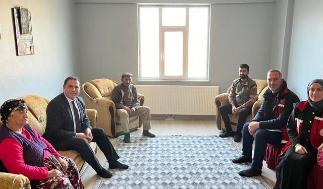 Kağızman’da şehit ve gazi aileleri ziyaret edildi