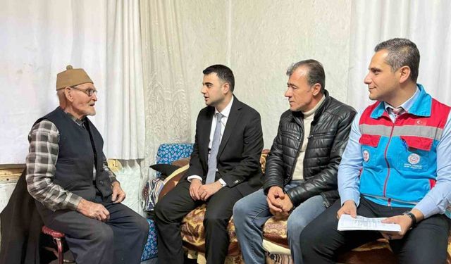 Kaymakam Kılıç vatandaşların kapısını tek tek çaldı