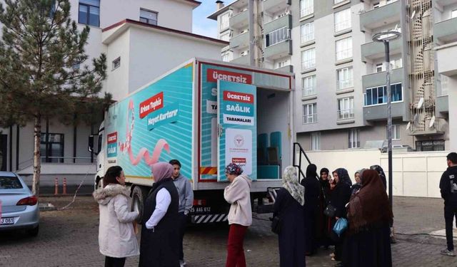 KETEM tırı Oltu’da tarama yapıyor