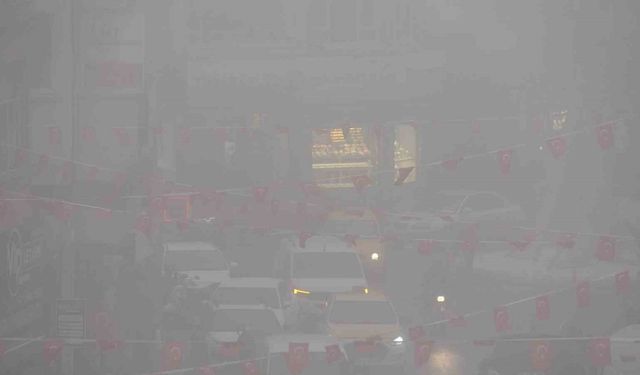 Kilis’te yoğun sis etkili oldu