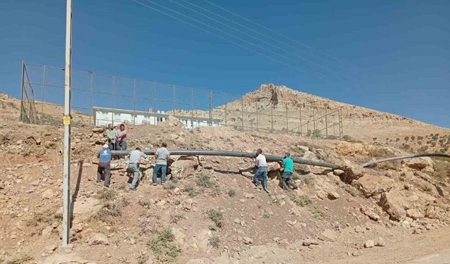 MARSU, Dargeçit’te içme suyu hattını rahatlatacak çalışmayı tamamladı