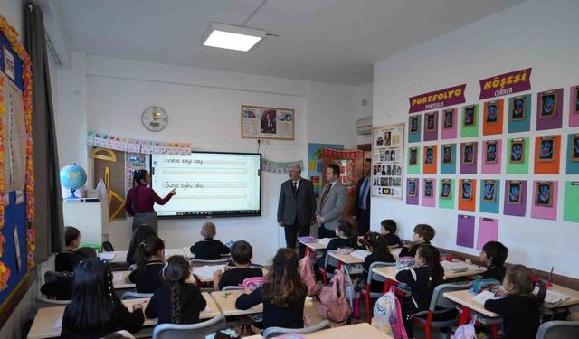 Milli Eğitim Müdürü Çay, Muğla Teknoloji Kolejinde incelemelerde bulundu