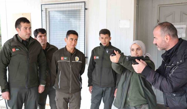 Muğla Orman Bölge Müdürlüğü personeline silah eğitimi