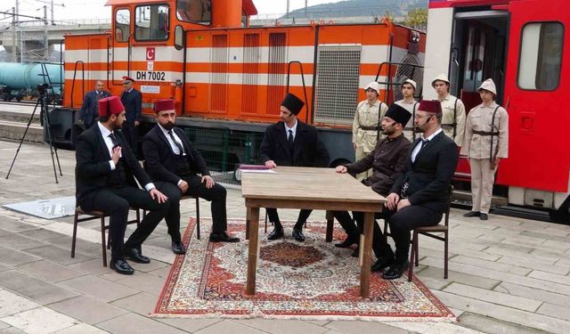 Mustafa Kemal Atatürk’ün Bilecik’e gelişi canlandırıldı