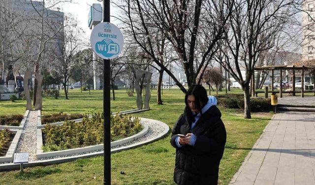 Nilüfer'de ücretsiz internet noktası 40'a ulaştı