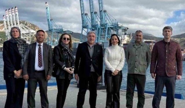 OMSAN Yönetim Kurulu Başkanı Ergun Arıburnu, Tanger Med Limanı’nı inceledi