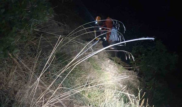 Ormanlık alanda mahsur kalan bir kişi kurtarıldı