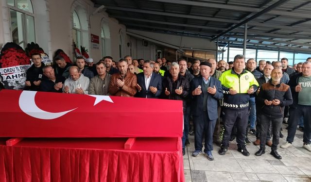 Polis memuru, Samsun’da son yolculuğuna uğurlandı