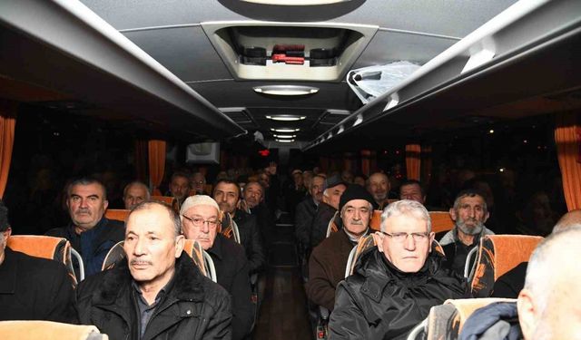 Pursaklar Belediyesi ‘Şeb-i Arus Haftası’ dolayısıyla ilk kafileyi yola çıkarttı