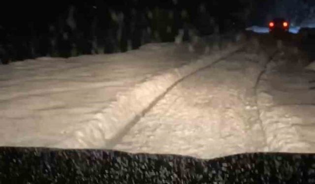 Rize’nin Yüksek Kesimlerinde Yoğun Kar Yağışı Etkili Oldu