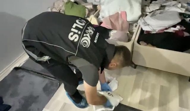 Samsun’da bazanın altında 1 kilo 727 gram metamfetamin ele geçti