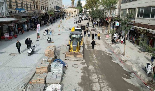 Şanlıurfa Divanyolu modern bir görünüme kavuşuyor