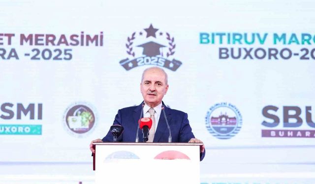 TBMM Başkanı Kurtulmuş, Sağlık Bilimleri Üniversitesi Ebu Ali İbn Sina Buhara Devlet Tıp Enstitüsü Mezuniyet Töreni’ne katıldı
