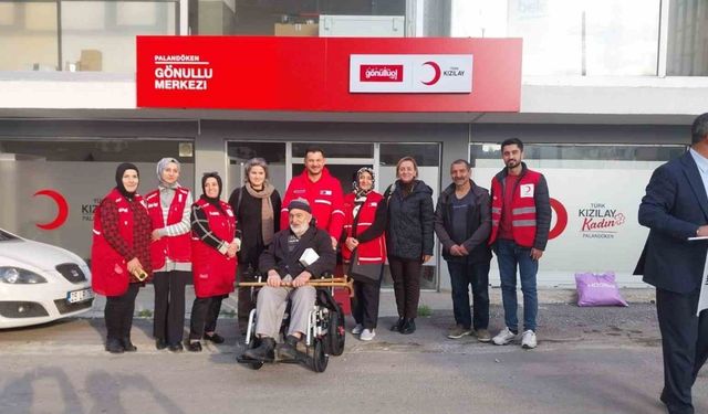 Türk Kızılay Palandöken Şubesi yine yürekleri ısıttı