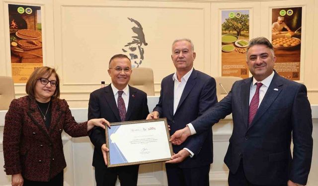 Türk Patent ve Marka Kurumu’ndan Hasan Altun’a teşekkür belgesi