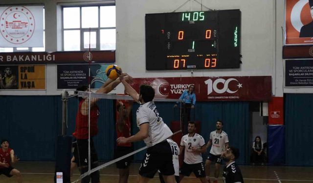 TVF Erkekler 1. Ligi: Düzce Belediyesi Spor Akademisi: 3 - TVF Spor Lisesi : 2
