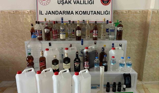 Uşak'ta yılbaşı öncesi jandarma içki kaçakçılarına darbe