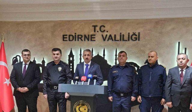 Vali Sezer: "Edirne’de 10 ayda bin 414 kişi yakalandı, motosiklet kazaları arttı"