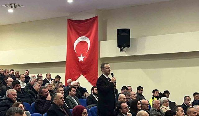 Vali Uğur Turan, Vize'de muhtarlarla bir araya geldi