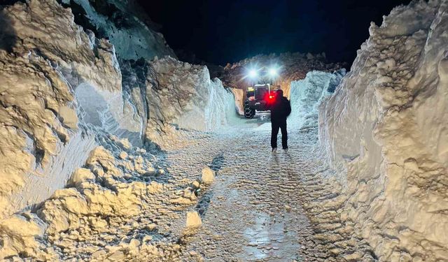 10 metre karda çalışma