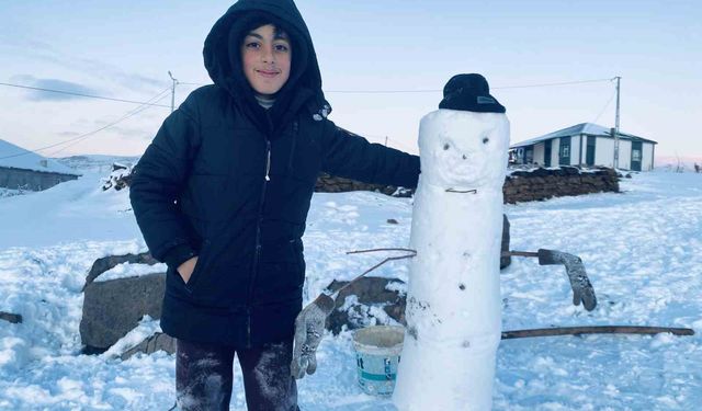 Ağrı'da soğuk hava etkisini sürdürüyor