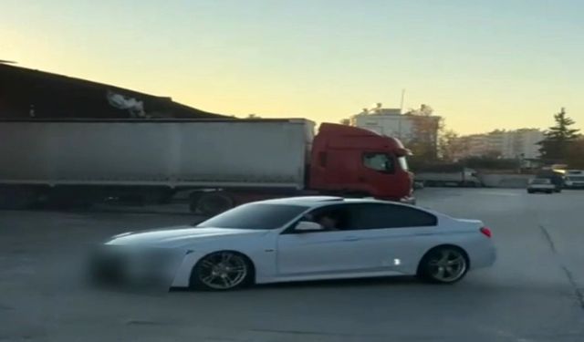 Antalya'da drift yapan sürücüye sosyal medya paylaşımı sonrası ceza