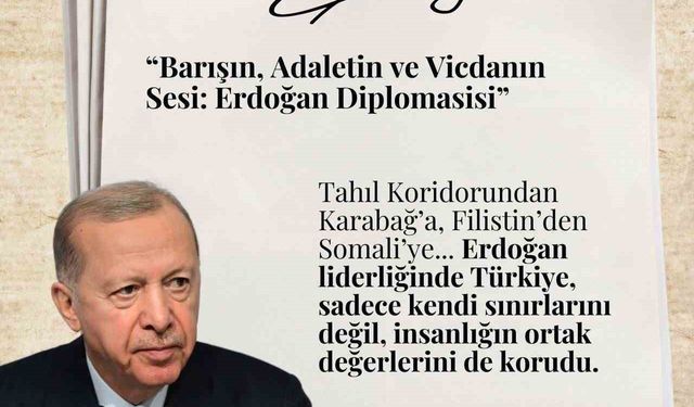 Bakan Tunç: 'Cumhurbaşkanımız Recep Tayyip Erdoğan, krizlerin ortasında dengeyi, kaosun içinde adaleti temsil etmektedir'