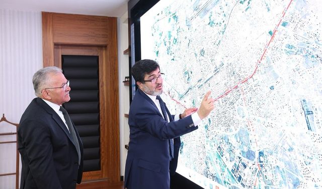 Başkan Büyükkılıç, Altyapı Yatırımları Genel Müdürü Eyigün'ü ağırladı