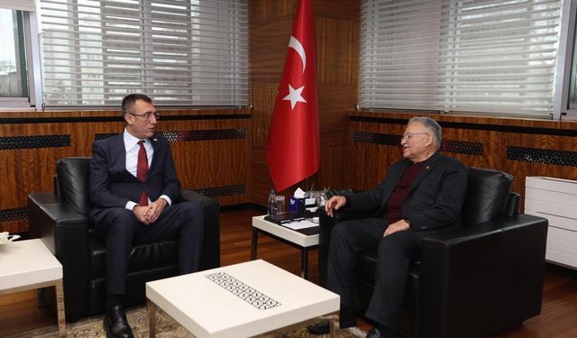 Başkan Büyükkılıç, Türkiye Dağcılık Federasyonu heyetini ağırladı