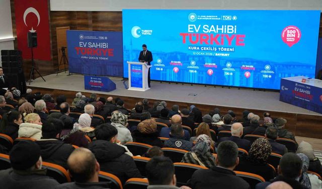 Bayburt'ta TOKİ kura çekimleri yapıldı: 723 konutun hak sahipleri belirlendi