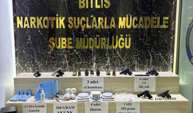 Bitlis'teki narkotik operasyonunda 27 kişi tutuklandı