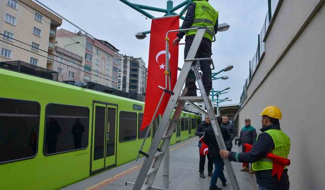 Bursa Türk Bayraklarıyla donatıldı