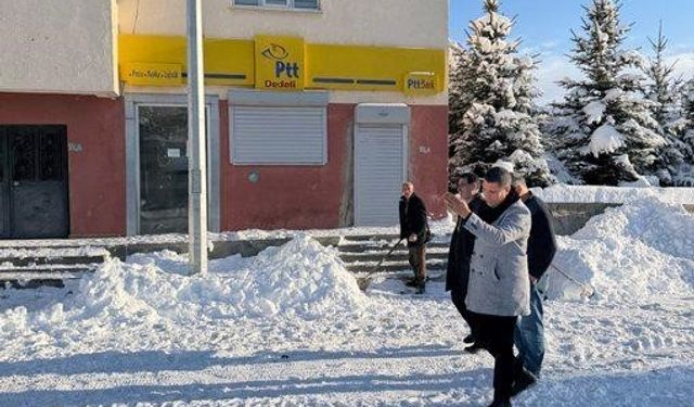 Dedeli Belediyesi kar temizleme çalışmalarını tamamladı