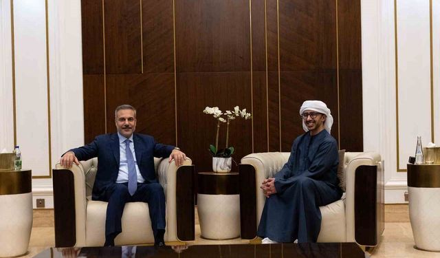 Dışişleri Bakanı Fidan, BAE'li mevkidaşı Al Nahyan ile görüştü