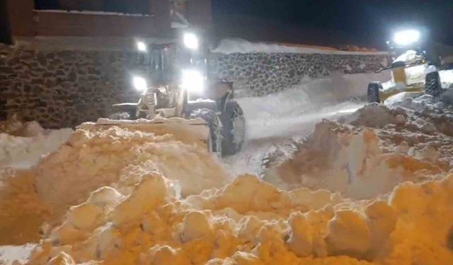 Gümüşhane'nin zirvelerinde kar seferberliği