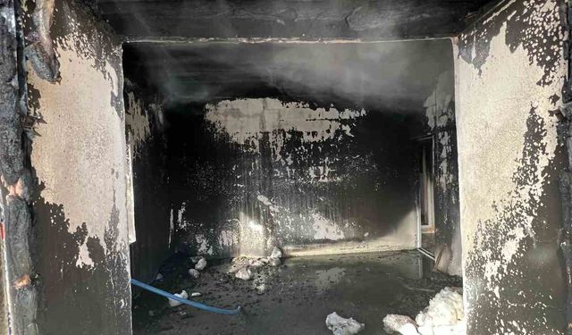 Hakkari'de ev yangını