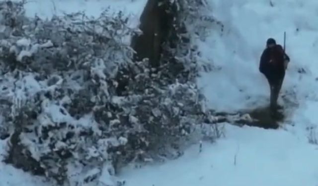 Kaçak avcılar dronla tespit edildi