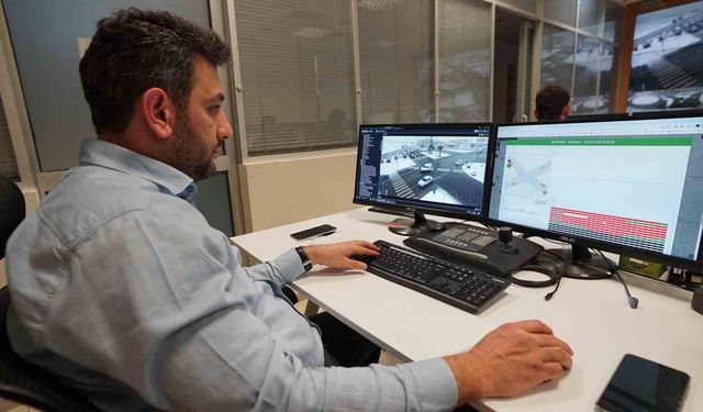 Kahramanmaraş'ta 264 kamerayla yol durumunu anlık olarak takip ediyor