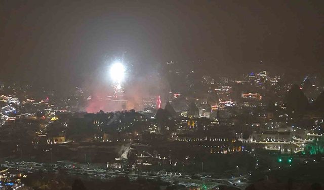 Kapadokya yılbaşında doldu taştı