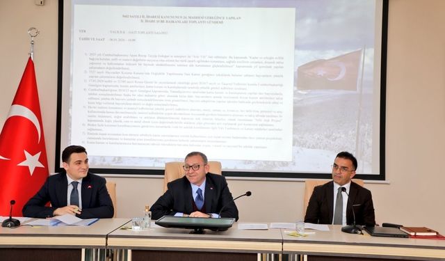 Kars'ta İl Koordinasyon Kurulu Toplantısı düzenlendi